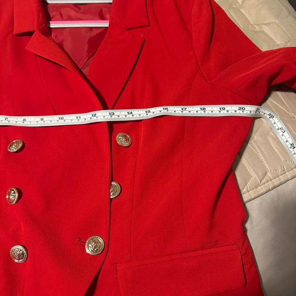 BOLD elements true red blazer. 12 - image 2